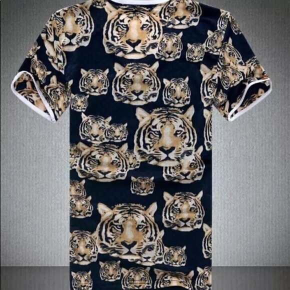 𝅺men Tshirt Tiger face - Picture 2 of 7